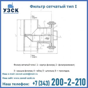 Фильтр сетчатый ФС по Т-ММ-11-2003 в Элисте