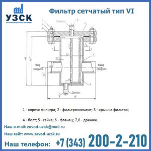 Фильтр сетчатый ФС по Т-ММ-11-2003 в Элисте